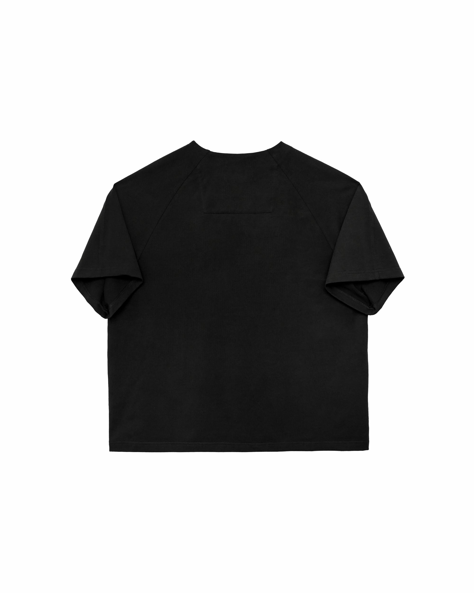 V Placket Tee 2.0 - Black