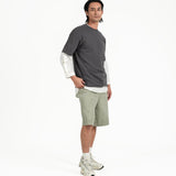 Cupro Signature Tee - Charcoal Gray - G R A Y E