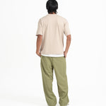Cupro Signature Tee - Stone - G R A Y E