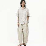 Flare Back Stripe Shirt - G R A Y E
