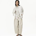 Flare Back Stripe Shirt - G R A Y E