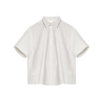 Flare Back Stripe Shirt - G R A Y E