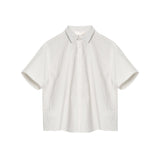 Flare Back Stripe Shirt - G R A Y E