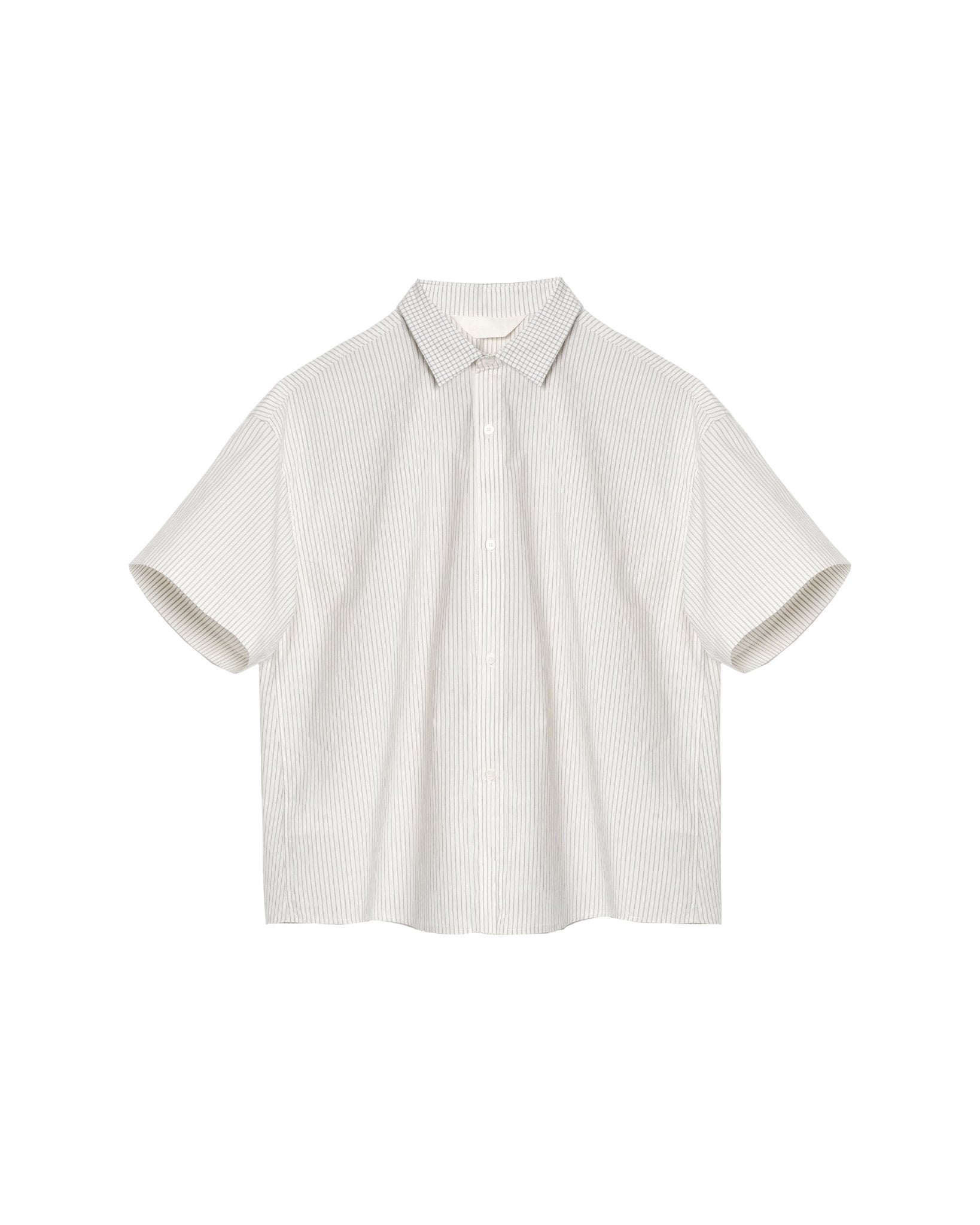Flare Back Stripe Shirt - G R A Y E