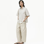 Flare Back Stripe Shirt - G R A Y E