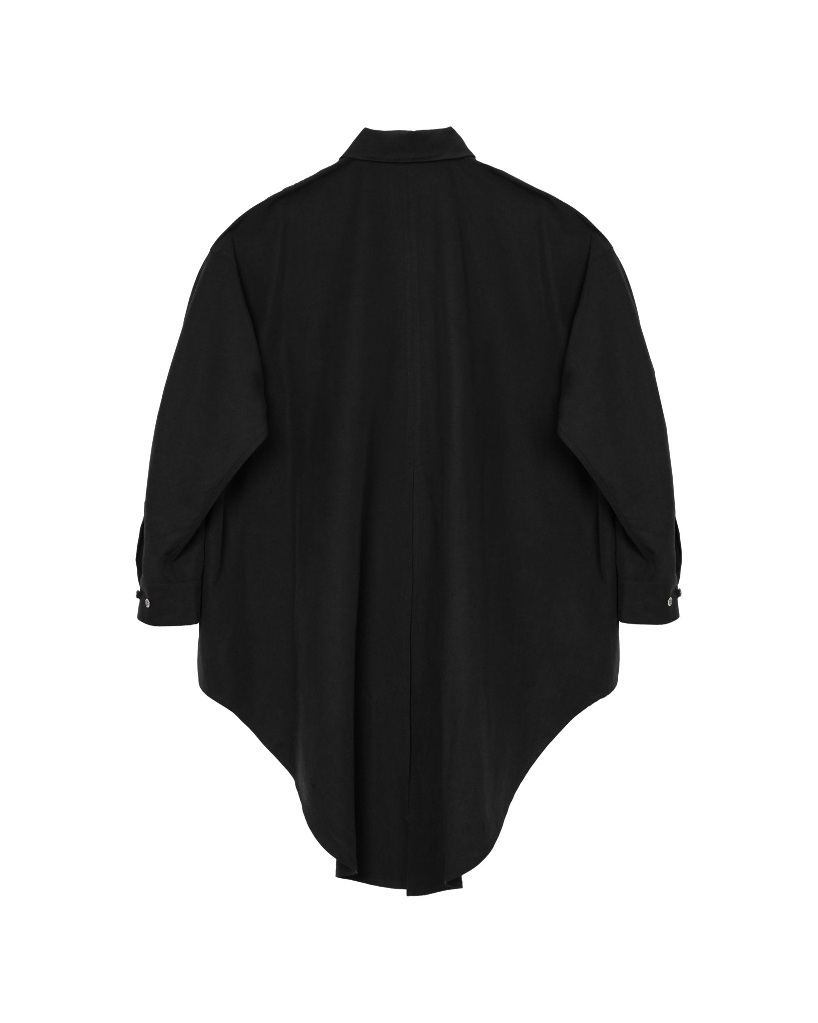 Fluid Knot Shirt - Black - G R A Y E