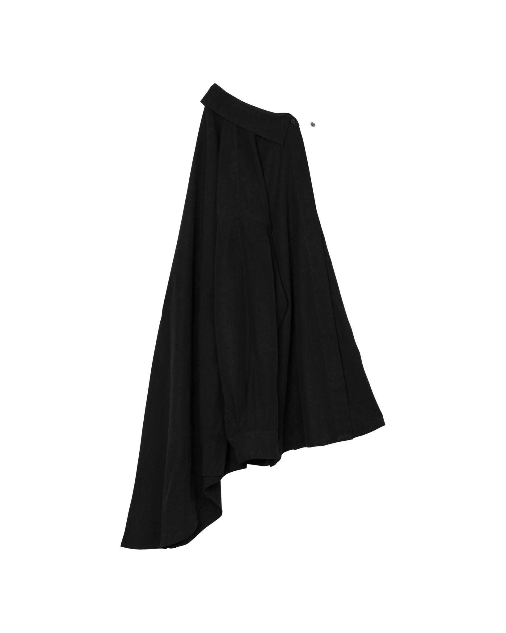 Fluid Knot Shirt - Black - G R A Y E