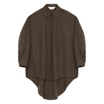 Fluid Knot Shirt - Brown - G R A Y E