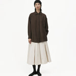 Fluid Knot Shirt - Brown - G R A Y E