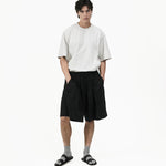 Fluid Pleat Shorts - G R A Y E