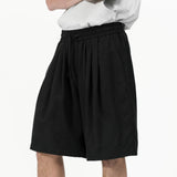 Fluid Pleat Shorts - G R A Y E