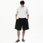 Fluid Pleat Shorts - G R A Y E