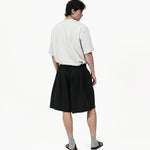 Fluid Pleat Shorts - G R A Y E