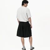Fluid Pleat Shorts - G R A Y E