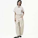 Gather Pocket Cocoon Trousers - G R A Y E