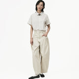 Gather Pocket Cocoon Trousers - G R A Y E