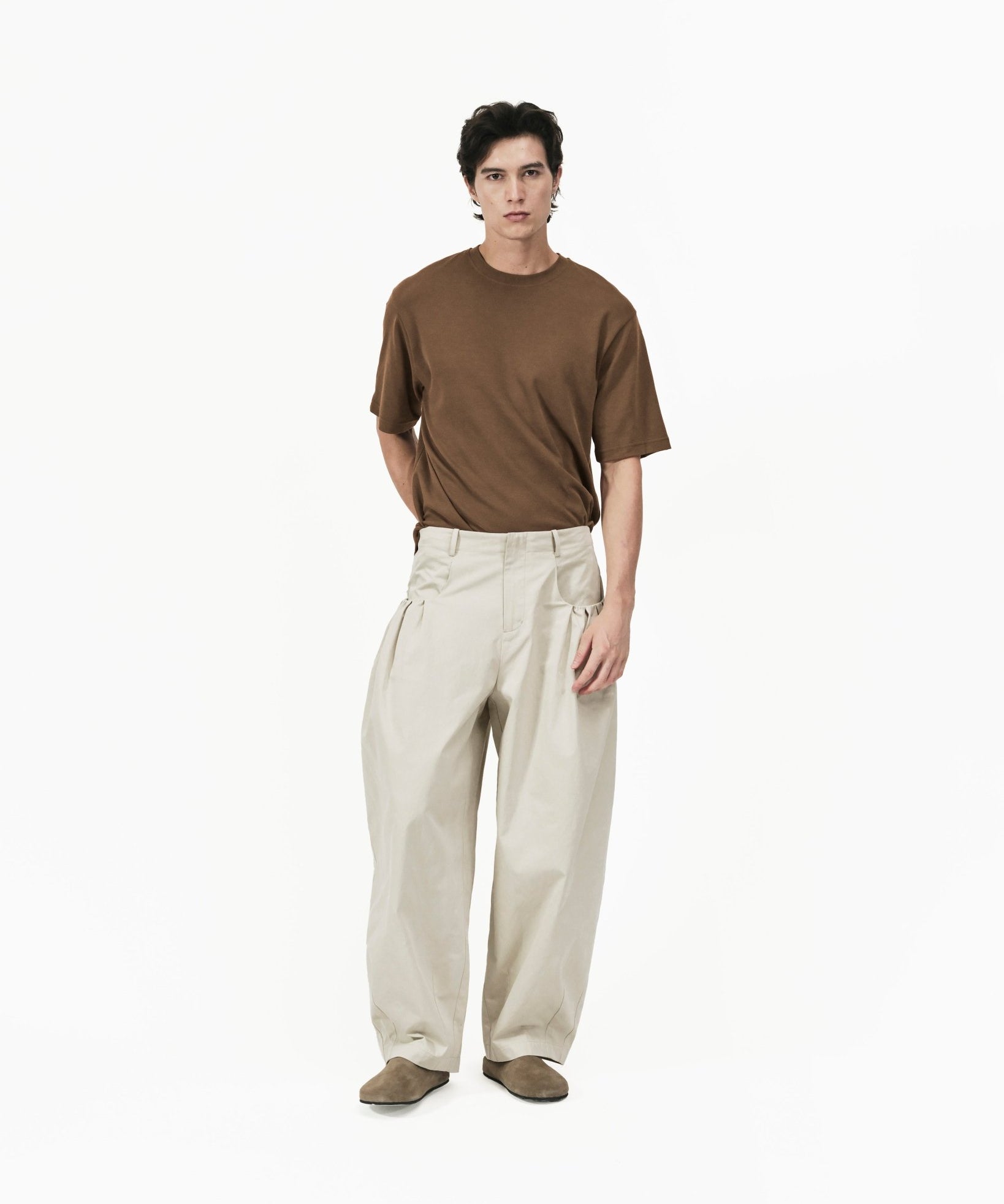 Gather Pocket Cocoon Trousers - G R A Y E