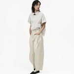 Gather Pocket Cocoon Trousers - G R A Y E