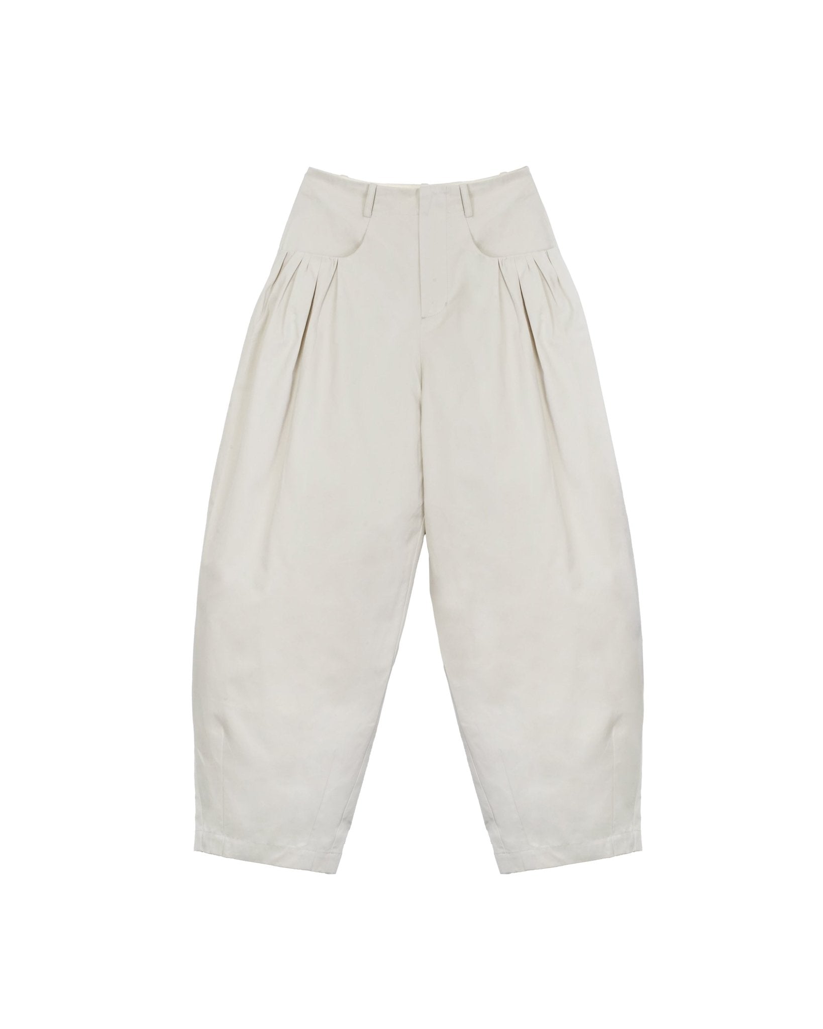Gather Pocket Cocoon Trousers - G R A Y E
