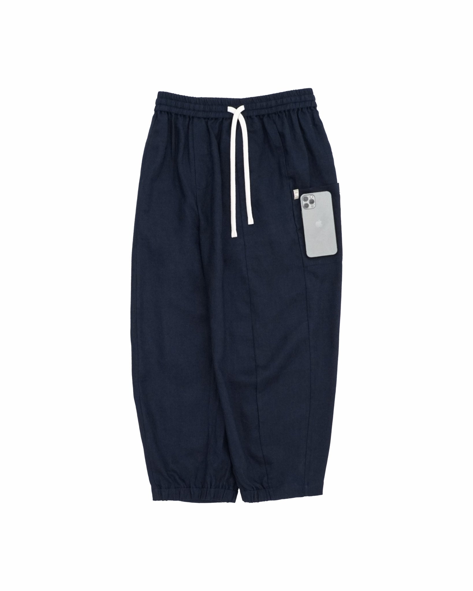 Journeyman Linen Pants - Midnight - G R A Y E