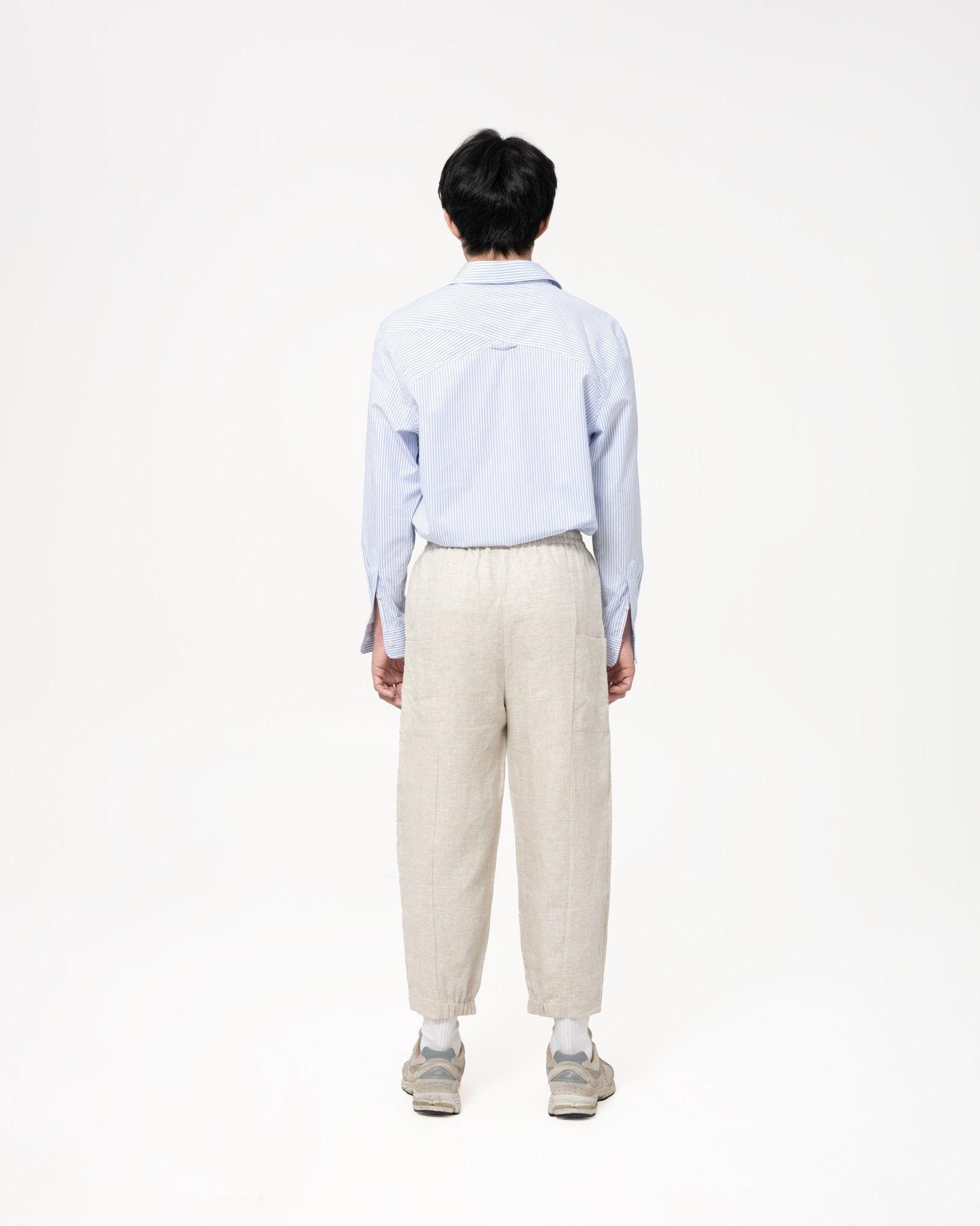 Journeyman Linen Pants - Natural - G R A Y E