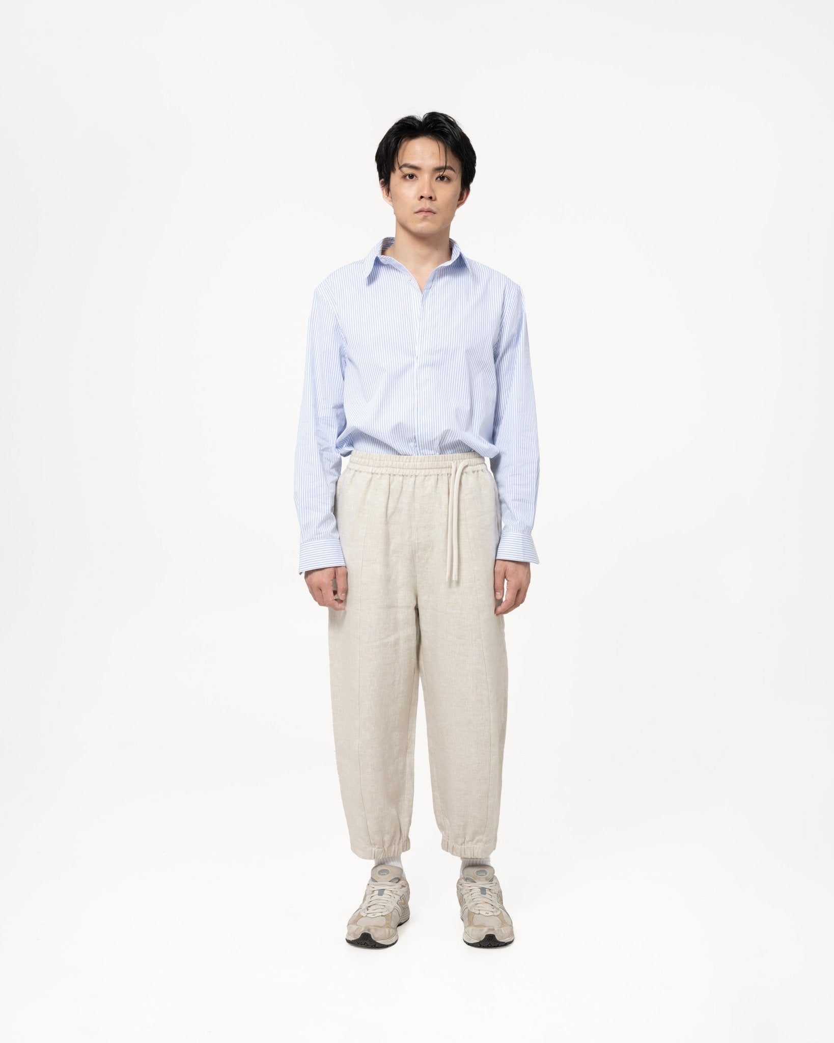 Journeyman Linen Pants - Natural - G R A Y E