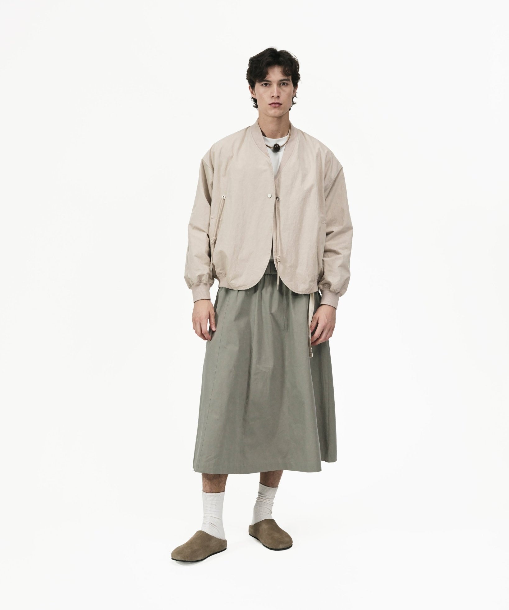 Kimono Bomber Jacket - Blush - G R A Y E