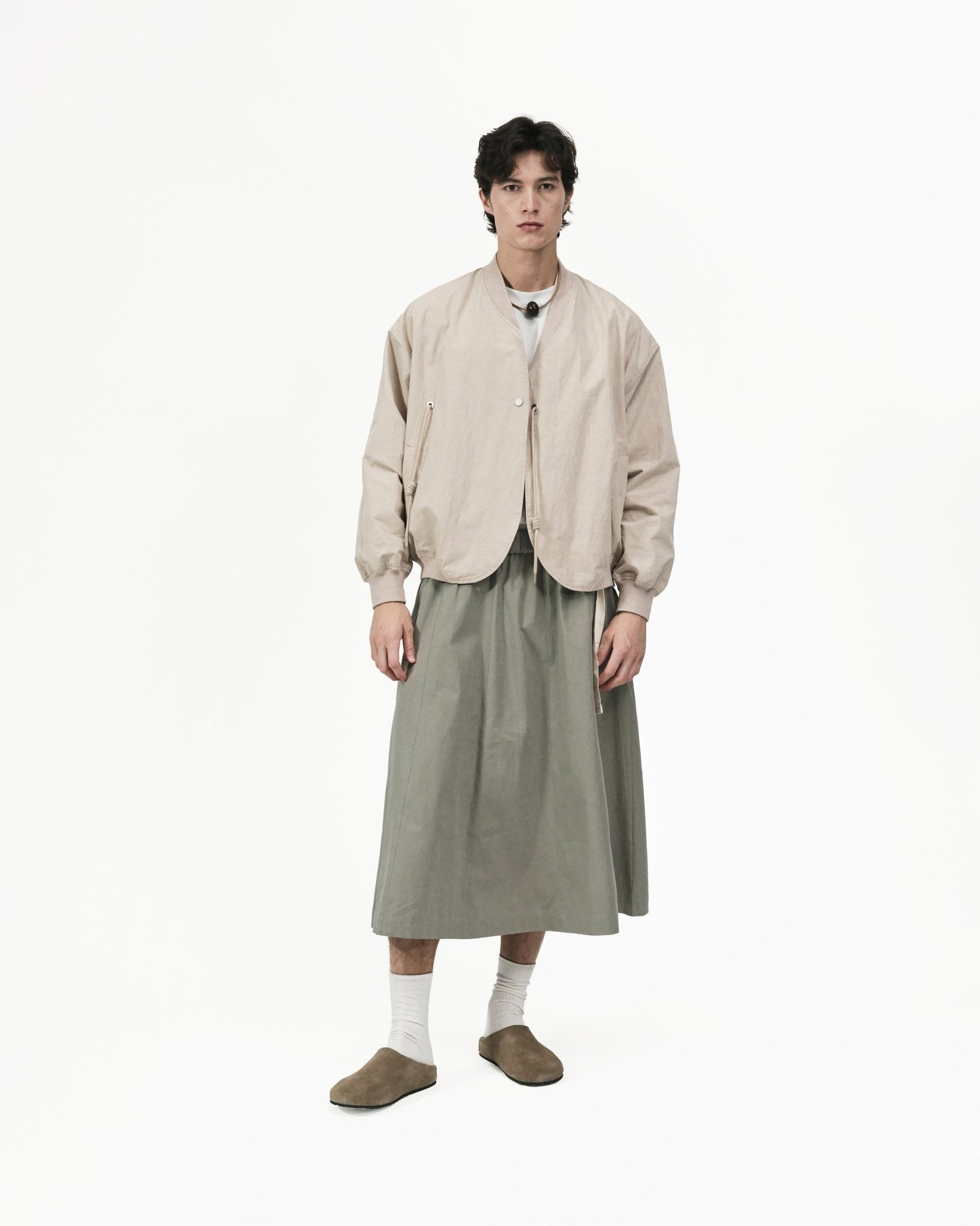 Kimono Bomber Jacket - Blush - G R A Y E