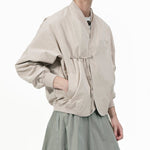 Kimono Bomber Jacket - Blush - G R A Y E