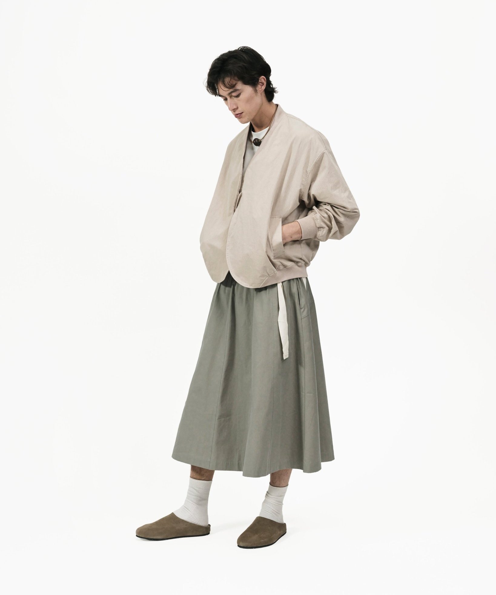 Kimono Bomber Jacket - Blush - G R A Y E