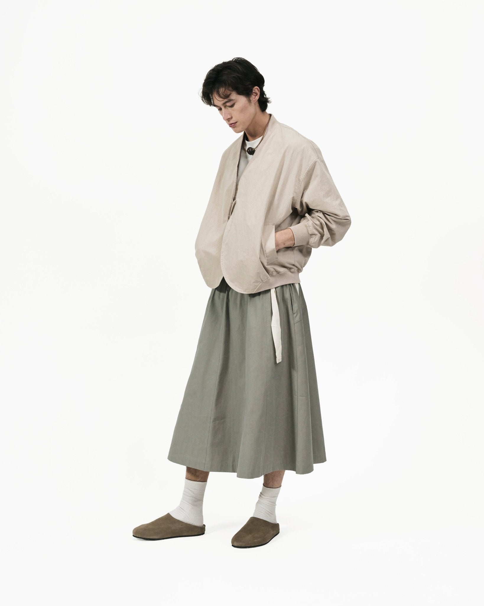 Kimono Bomber Jacket - Blush - G R A Y E