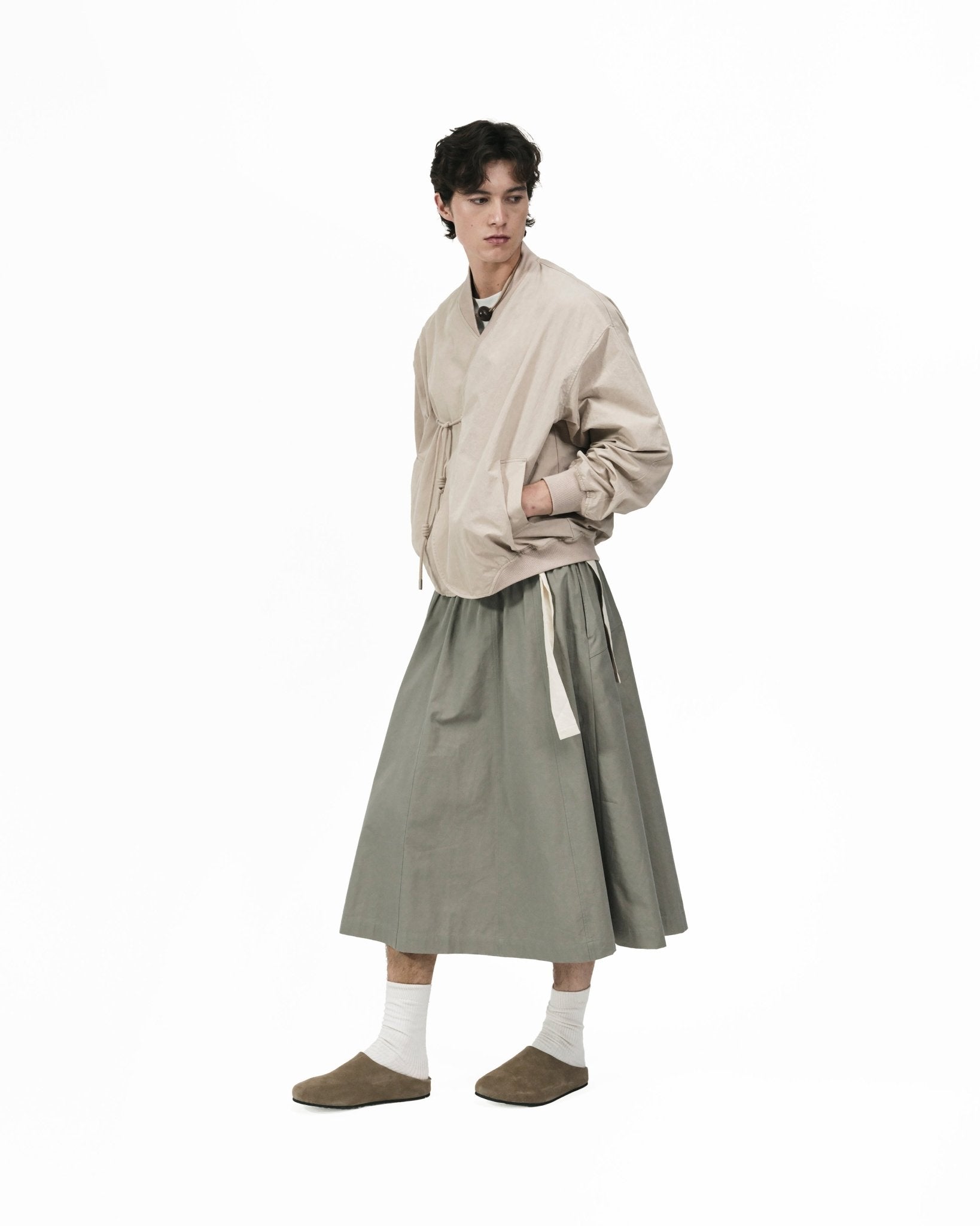 Kimono Bomber Jacket - Blush - G R A Y E