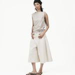 Knife Pleat Culottes - G R A Y E