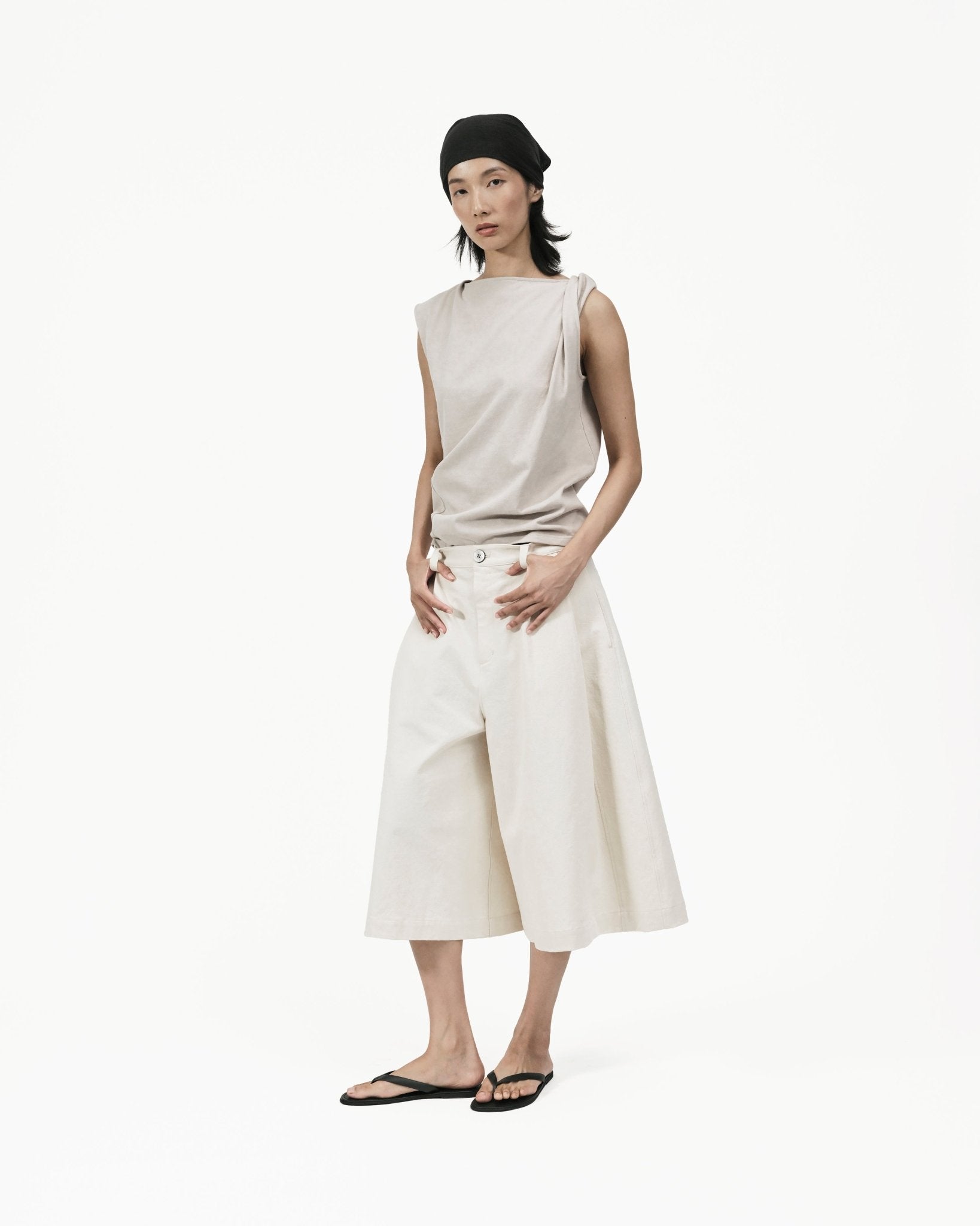 Knife Pleat Culottes - G R A Y E