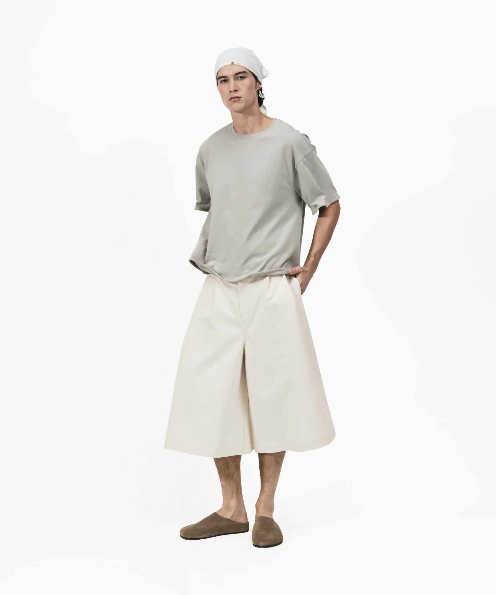Knife Pleat Culottes - G R A Y E