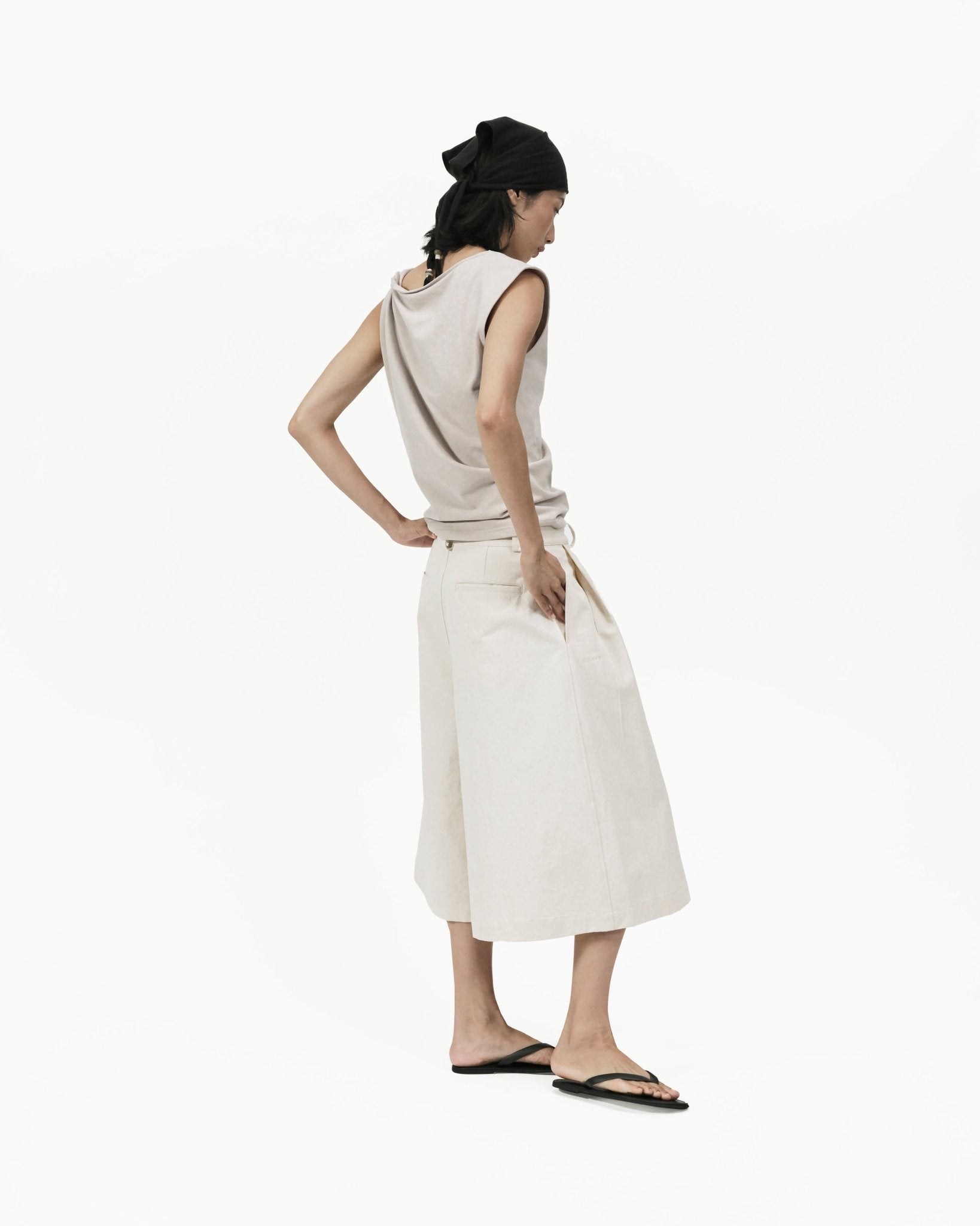 Knife Pleat Culottes - G R A Y E
