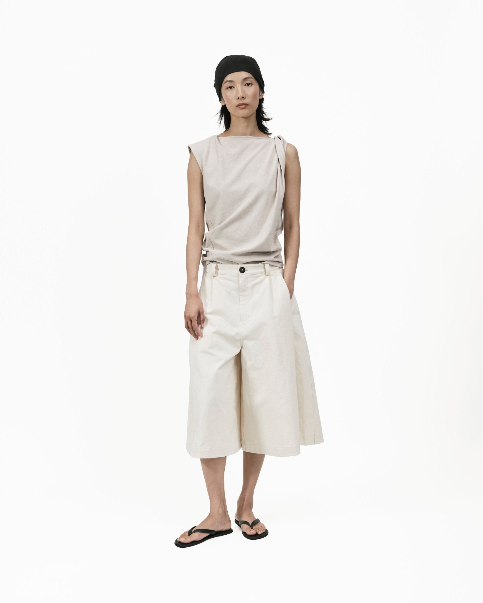Knife Pleat Culottes - G R A Y E