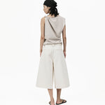 Knife Pleat Culottes - G R A Y E