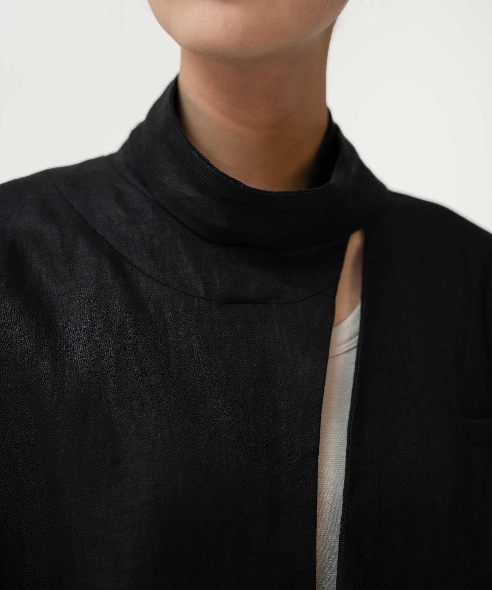 Mirage Tie Blazer - Black - G R A Y E