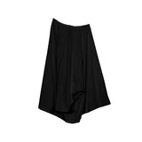 Offset Drape Pullover - Black - G R A Y E