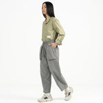 Relaxed Elasticated Trousers 2.0 - Gray - G R A Y E