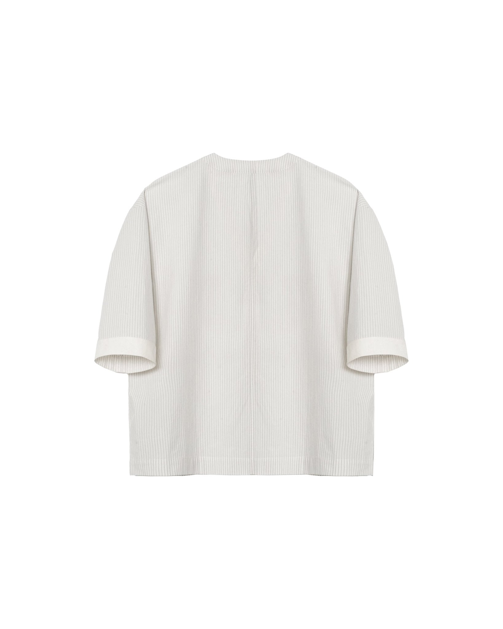 Reversible Kimono Overshirt - G R A Y E