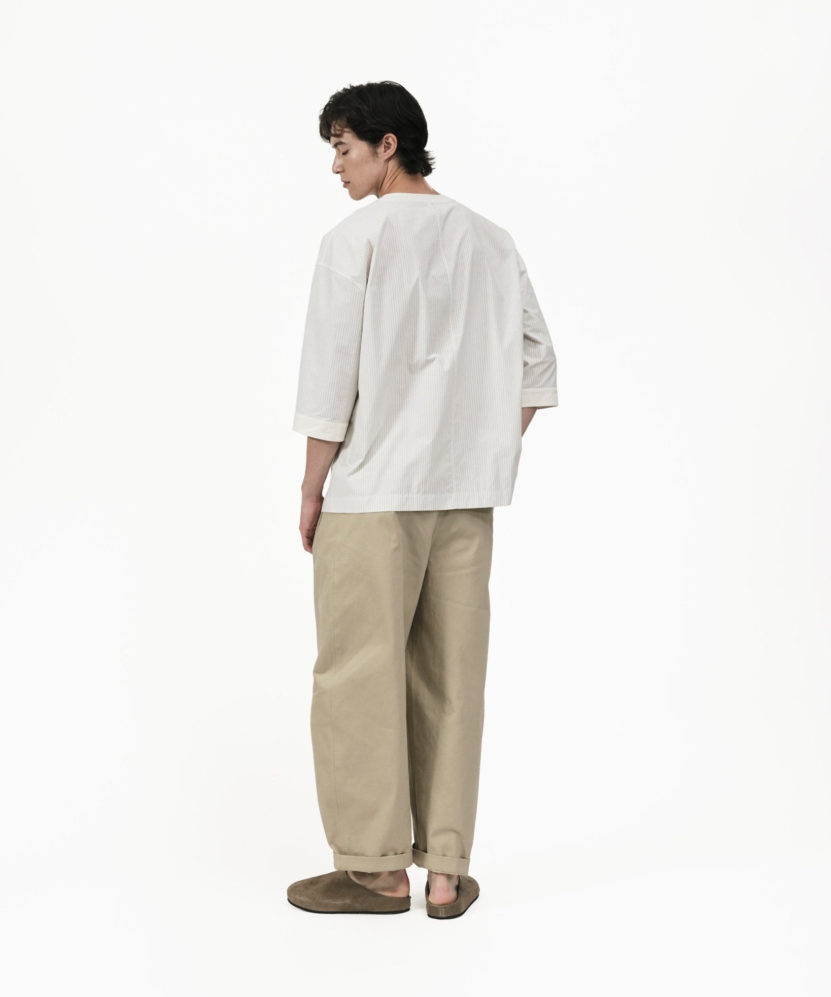 Reversible Kimono Overshirt - G R A Y E