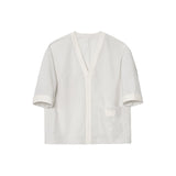 Reversible Kimono Overshirt - G R A Y E