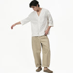 Reversible Kimono Overshirt - G R A Y E
