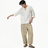 Reversible Kimono Overshirt - G R A Y E