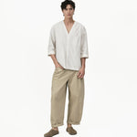 Reversible Kimono Overshirt - G R A Y E