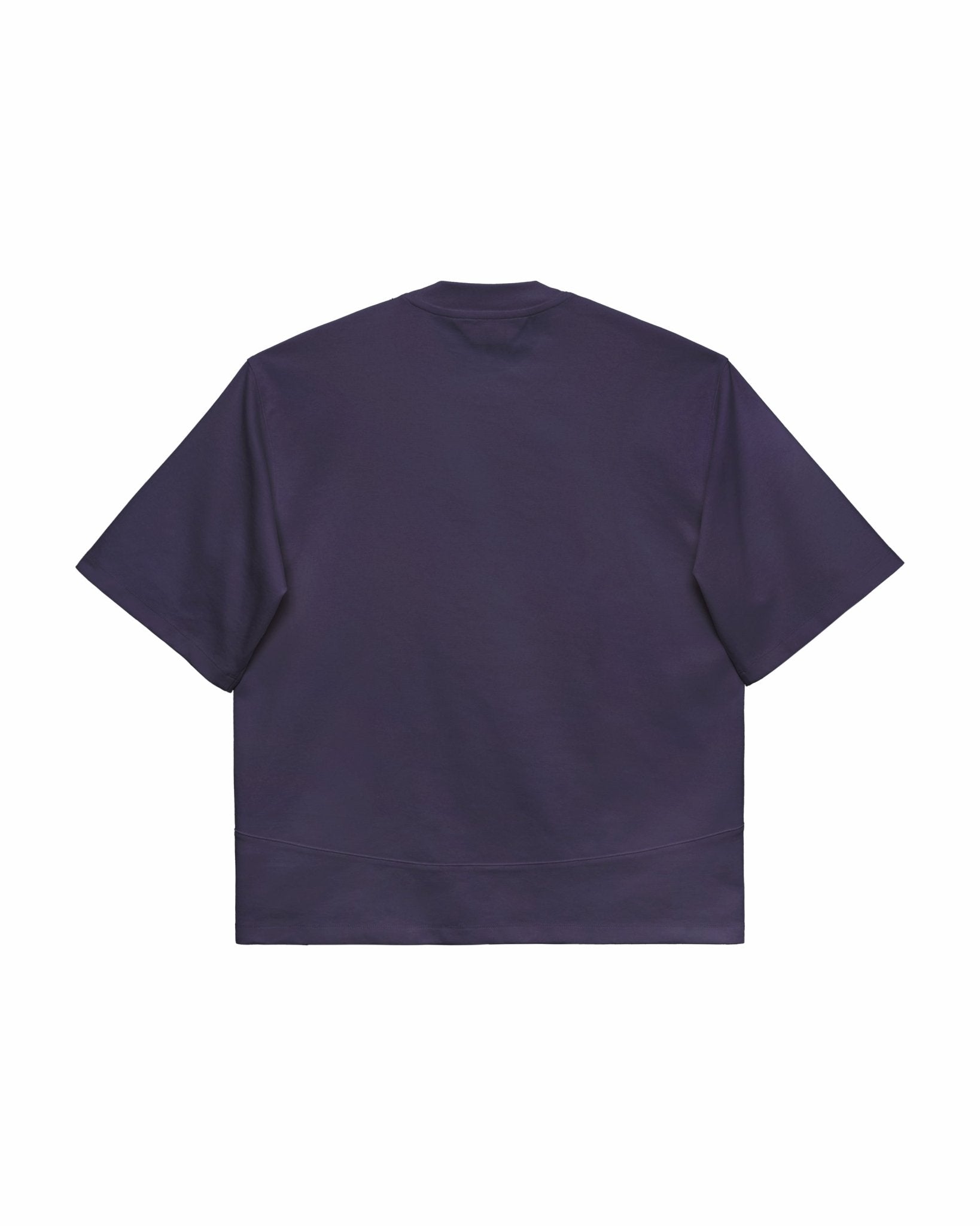 Seamline Crewneck Tee - Dusk Plum - G R A Y E