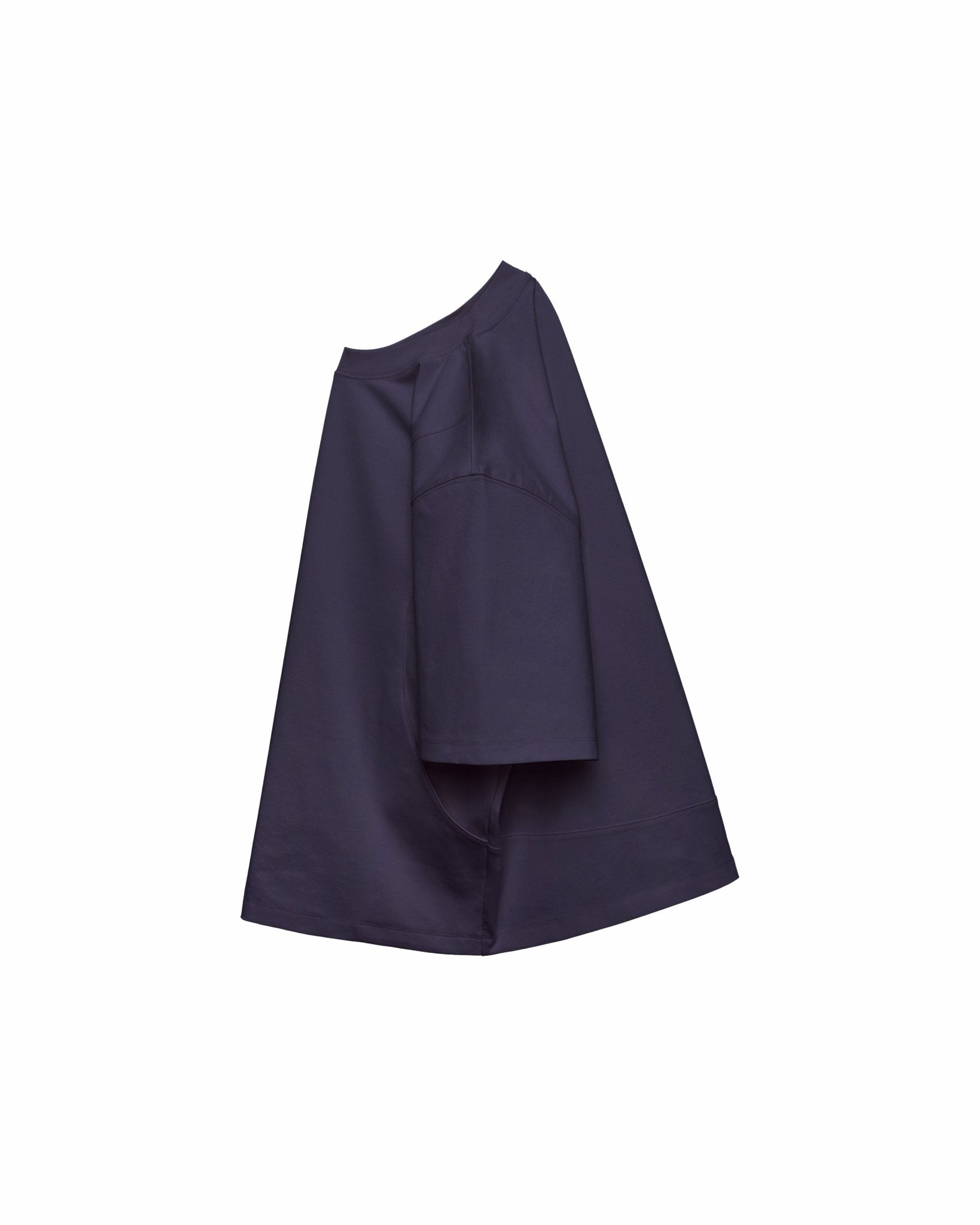 Seamline Crewneck Tee - Dusk Plum - G R A Y E