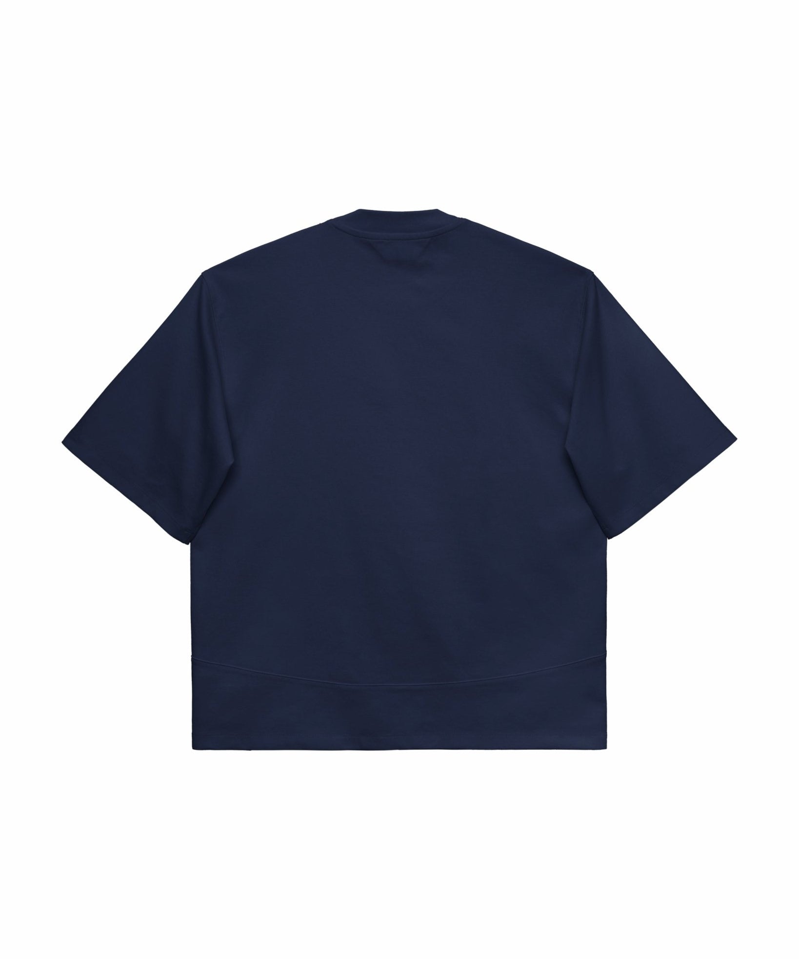 Seamline Crewneck Tee - Navy - G R A Y E